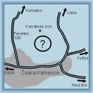 Map of the surrooundings